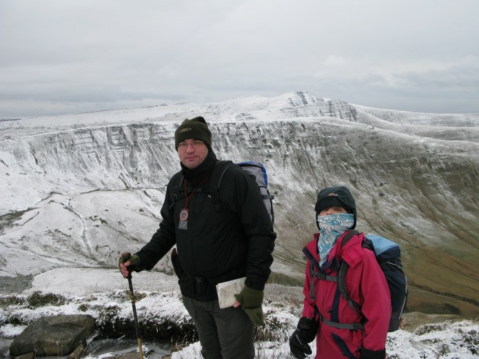 Hat and gloves time. Brecon Beacons, 2008