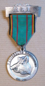 Medal from 1982 125km Marche du Souvenir et de L'Amitie- Arlon-Vielsalm