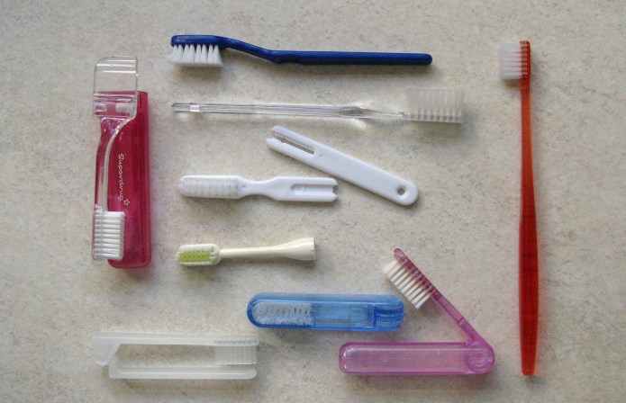 Selection of toothbrushes
