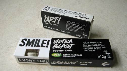 Toothy Tabs. Each small box contains 40 tabs on average. 