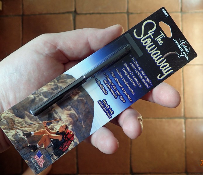 The Stowaway. Fisher Space Pen