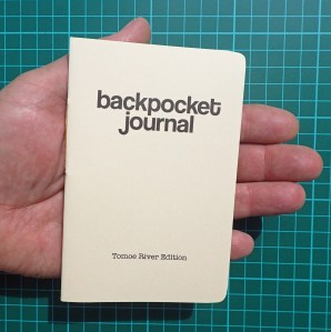 Backpocket journal, Tomoe River Edition