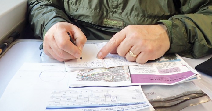 Catching up on my journalling. London LOOP, November 2015