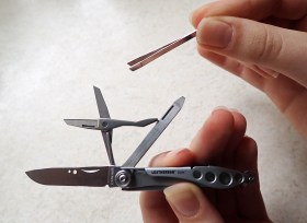 Leatherman Style- the small pair of scissors, knife, nail file and tweezers make this a great little tool for both First Aid purposes, particularly foot care, and more general tasks