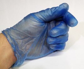 Vinyl gloves- Blue