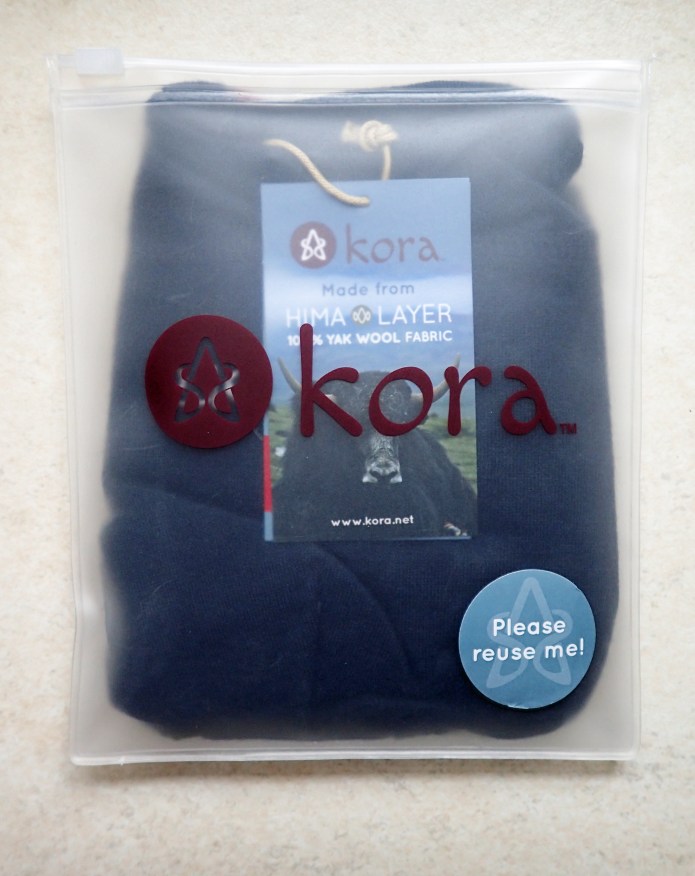 A new product arrives in the post. Complete with re-usable, durable zip pouch