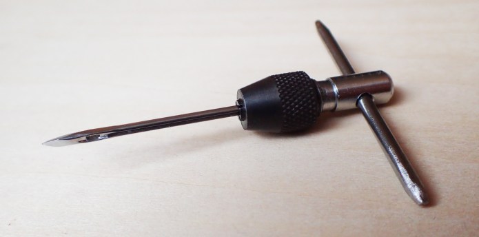 Home made sewing awl