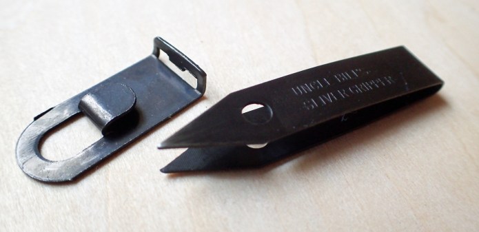 Anodised version of Sliver Gripper tweezers