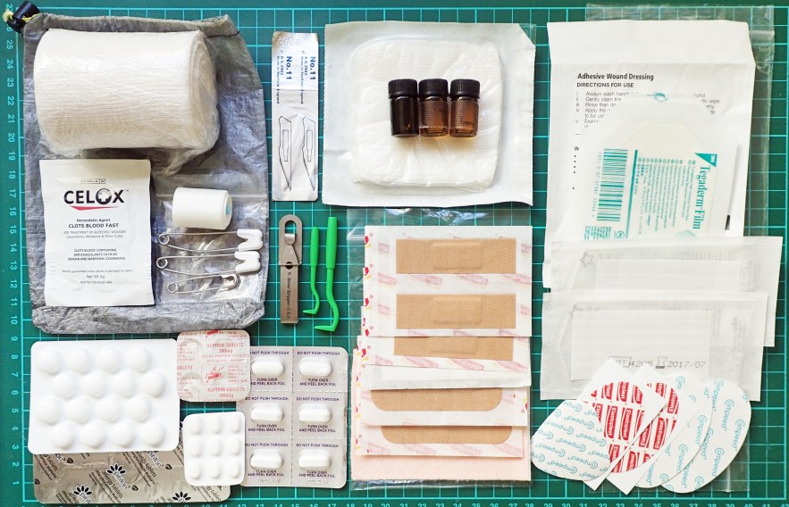 Multi-day, solo use First Aid Kit