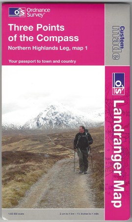 Ordnance Survey Custom Map. Landranger, 1:50 000. Northern Highlands Leg, map 1