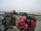 Three Points of the Compass and family. Snowdon, 2003