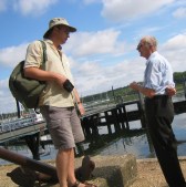 Three Points of the Compass and his Uncle- Family Holiday, Bucklers Hard, New Forest, 2004