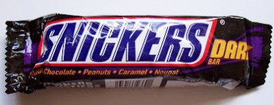Snickers Dark. 51.9g. 250kcal