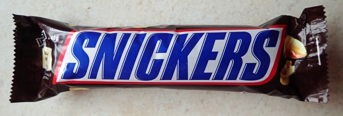 Snickers, single bar. 49g