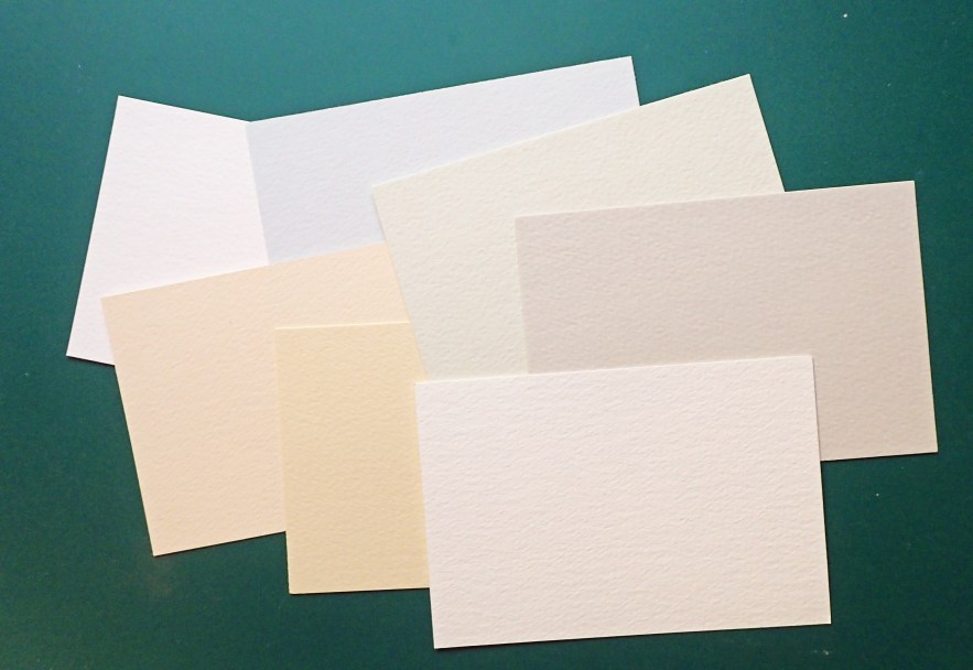 Single sheets of paper can be pre-prepared in any desired size or format. A rigid holder could be devised, or slot them into a gusseted pocket in a notebook, or, if small enough, even a lightweight business card holder