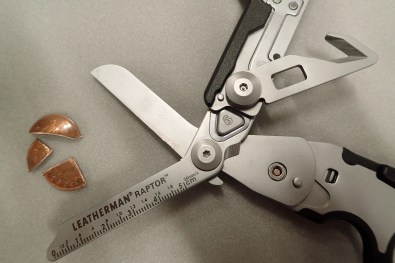 The Leatherman Raptors are tough enough to cut a penny into quarters