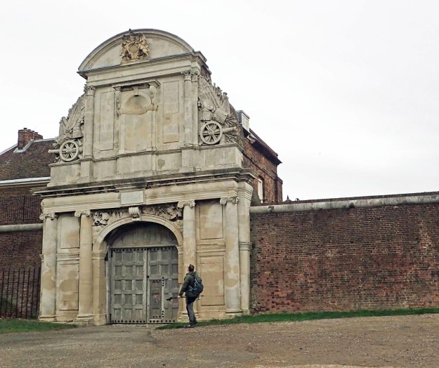 Yet another unexpected delight. A brief halt at the Water Gate, entrance to Tilbury Fort