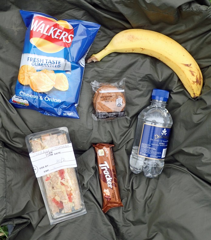 Packed lunch prepared at Hartington Hall YHA, Peak District