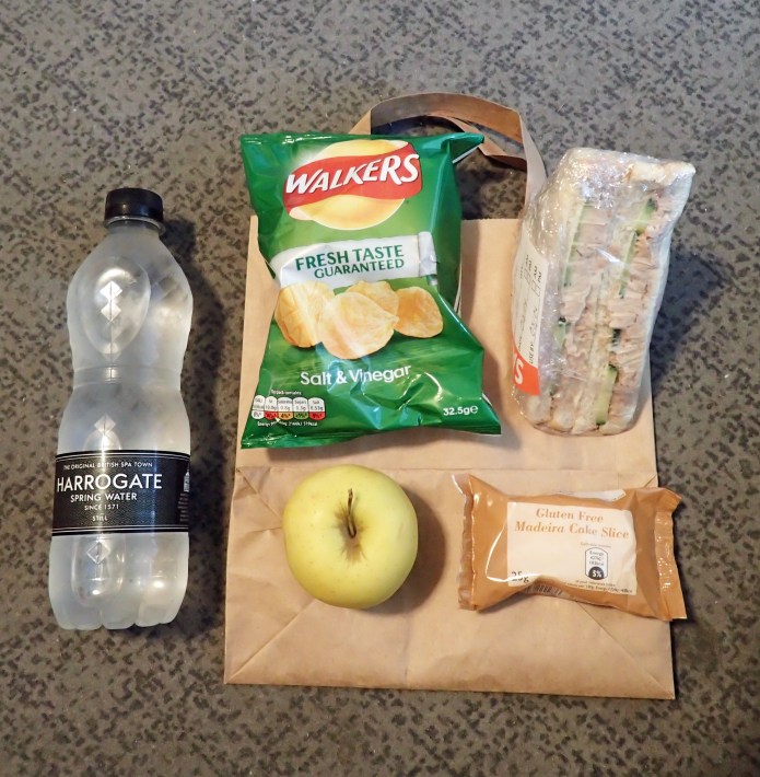 The packed lunch proved at Sherringham YHA in April 2017 is as uninspired as ever