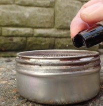 A 'jet' flame from a disposable lighter is more directed, with less chance of scorching fingers