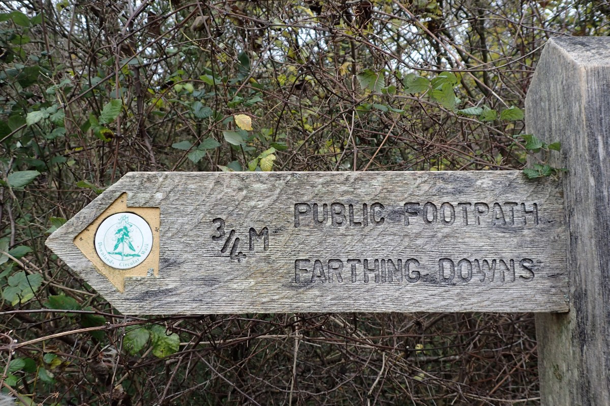 Sign of the Month- Farthing Downs – Three Points of the Compass