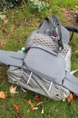 Laying my pack down at a halt on day three, I was dismayed to see the internal aluminium stay poking through the belt. There was little, if anything, I could do to fix it