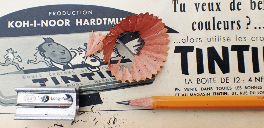 Sharpened point with KUM Long Point. Pencil is Koh-I-Noor Hardmuth 1500 3B