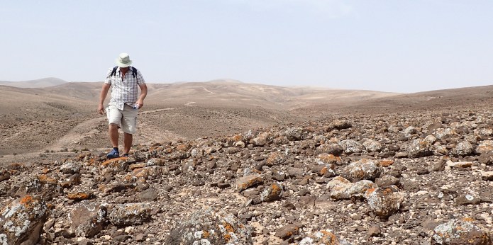 Hiking in Fuerteventura in March 2017 wearing my 'Clown Shoes'- Altra Lone Peak 3.0