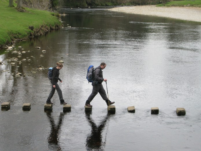 Three Points of the Compass and Daughter on the Dales Way. Montane Lite Sped windshirt was the perfect layer over a thin baselayer on this spring walk of 81 miles. April 2012