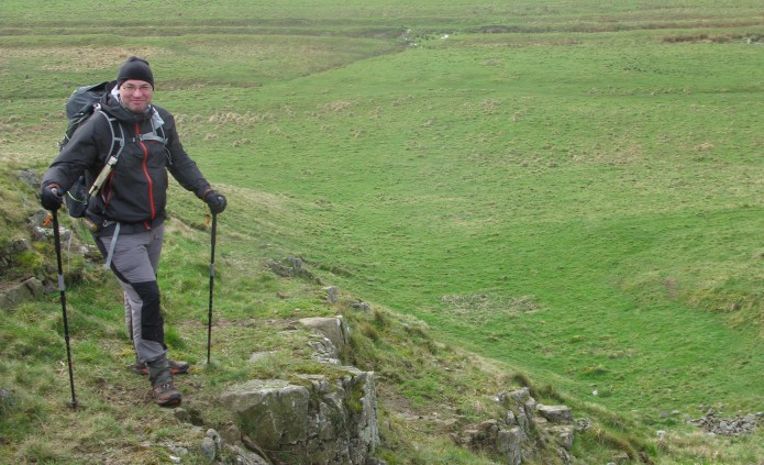 Three Points of the Compass wore Brooks Cascadia 8's when hiking Hadrian's Wall in 2014