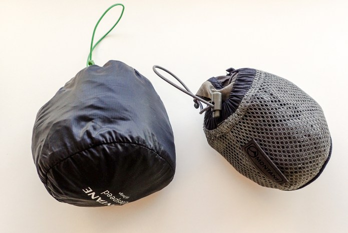 The 2018 Lite-Speed from Montane comes with a more capacious stuff sack than the previous mesh offering