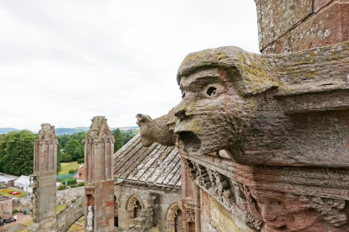 Gargoyle at Melrose Abbey