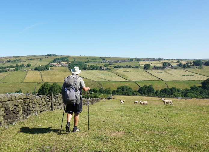 The Pennine Way isn't, by any means, simply flagstones across peat hags. 28th June, 2018