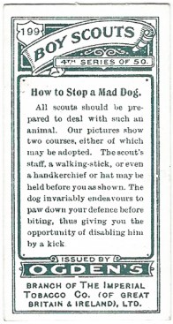 Cigarette card issued in the 1910's by Ogden's, branch of The Imperial Tobacco Co. (of Great Britain and Ireland) Ltd.