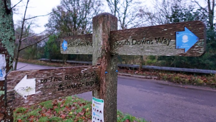 Day One on the South Downs Way saw me camping at the Sustainability Centre where water is readily available. Even if not staying there, a water tap is only a hundred metres off the main route