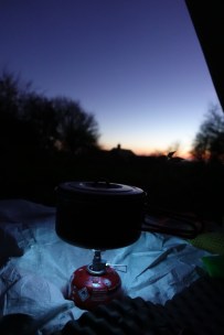 Brewing up at Truleigh Hill