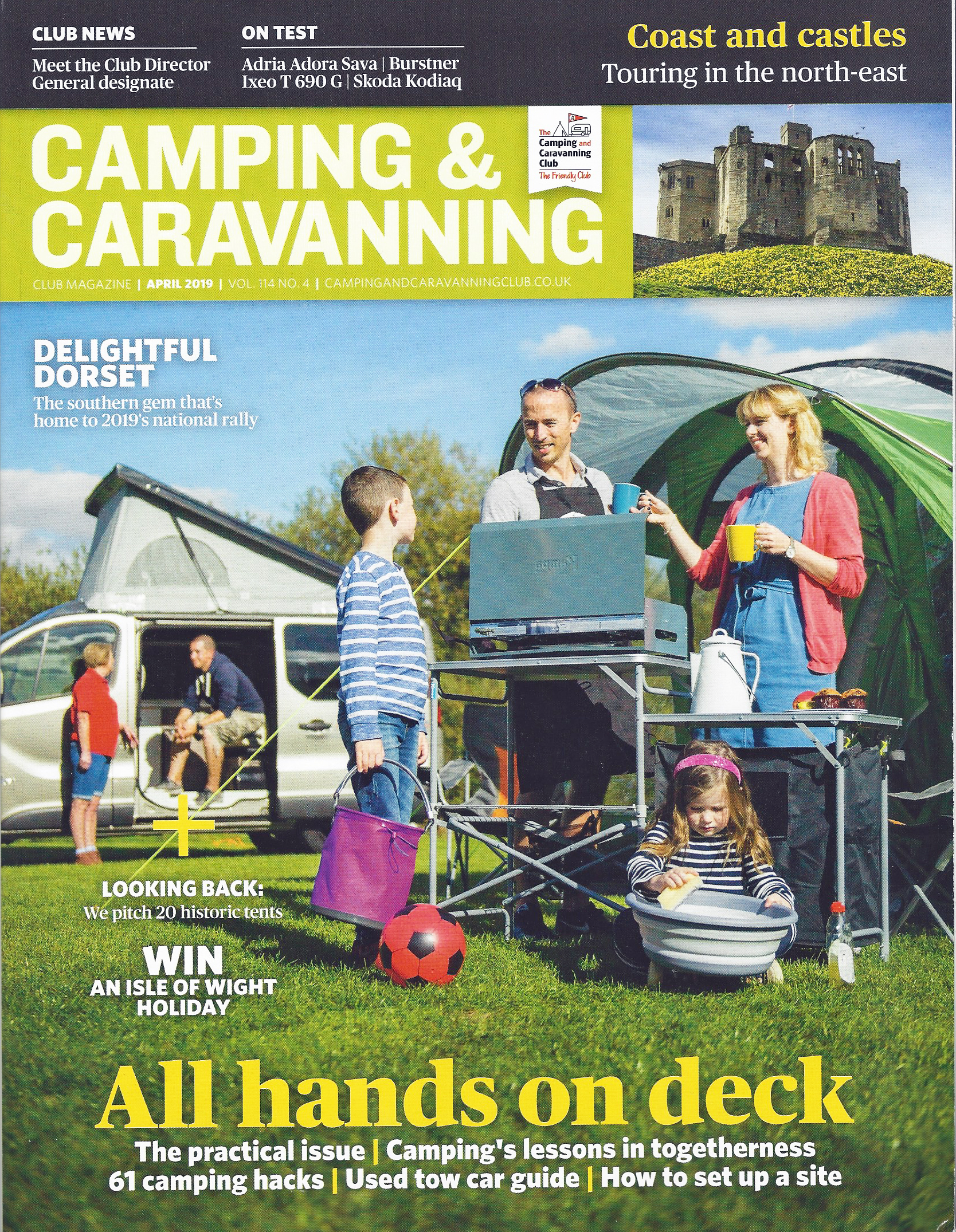 Camping & Caravanning. April 2019