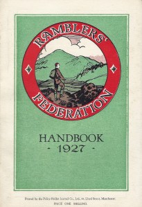 Ramblers' Federation Handbook (Manchester and District) 1927