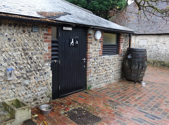 There was little open at the Seven Sisters visitor centre, however there was a working tap outside the open public w/c