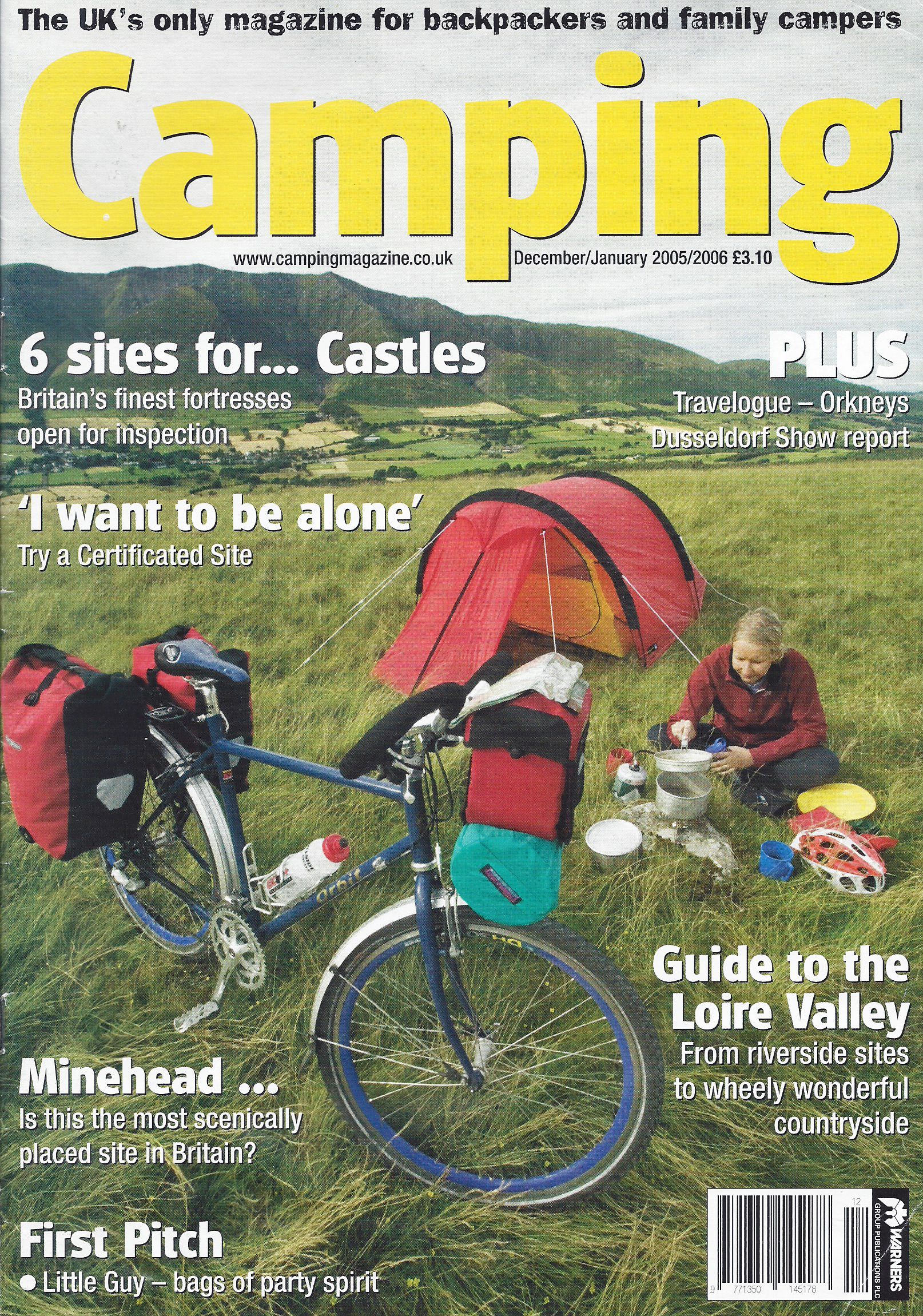 Camping, Dec, Jan 2005 2006. Cover- camping along the Old Coach Road between St. John's in the Vale and Matterdale, Cumbria