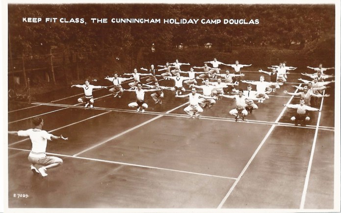 Keep Fit Class at Cunningham Camp