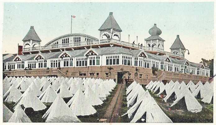 The Cunningham Camp at Little Switzerland on the Isle of Man had 1500 tents and bungalow accommodation