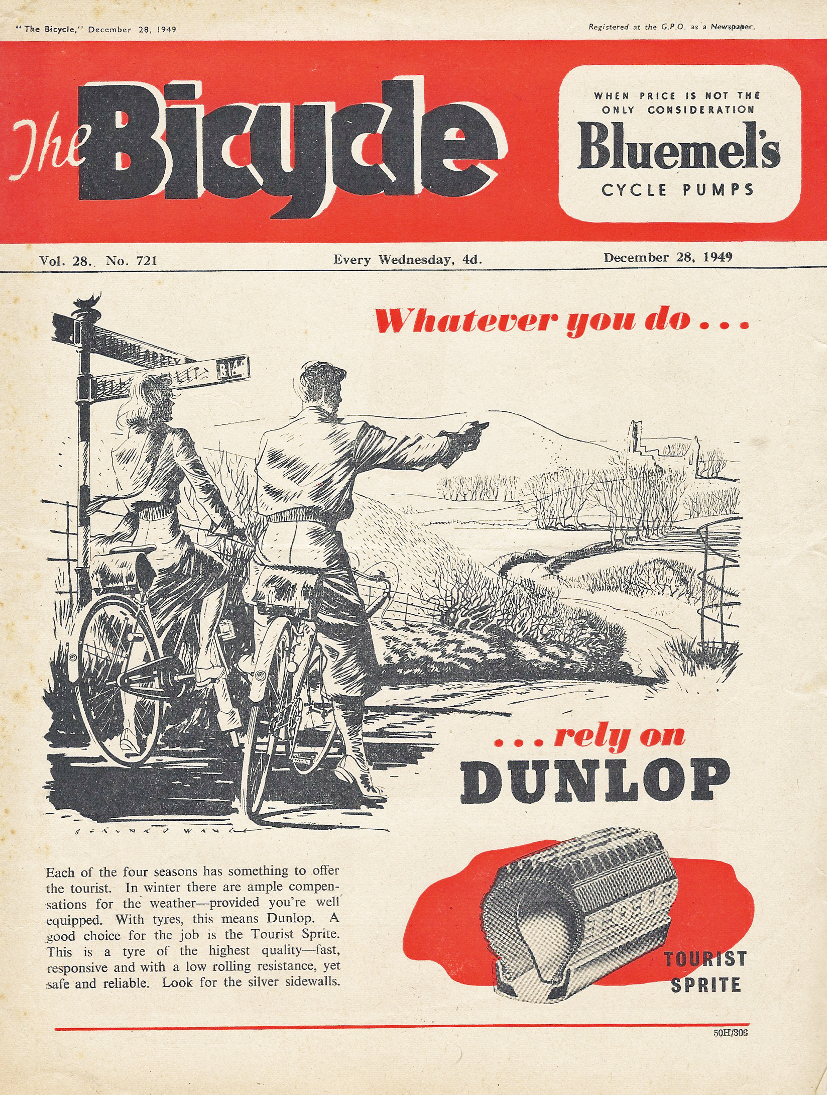 The Bicycle, December 1949