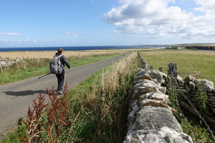 It is pure miles and miles of hiking, washing gear in streams, sinks and shower trays. Sun, rain, hot and cold, brambles, thorns, heather, gorse, barbed wire and rocks, that all combine to wear down the daily trekking clothing. Wear good quality gear from reputable manufacturers that have tested their gear over tens of thousands of miles. Clothing will wear out, of course it will, but I found that Montane Terra pants, Rohan merino polo shirt and synthetic baselayers lasted the fine months