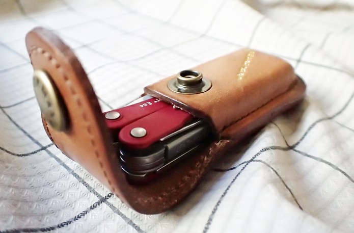 While you may not choose to carry one of the small Leatherman multi-tools as part of your hiking gear, they make great EDC items. Whichever you may purchase, one of the X-small leather Heritage sheaths produced by Leatherman to celebrate their 35th birthday in 2018 makes a great holder