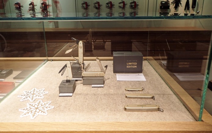 Each year, Victorinox releases a small range of their knives with special alox scales, 2019 offer was 'Champagne'