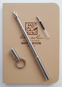 The True Utility telescopic pen is a lovely robust piece of kit, but the ink reservoir in the pen is tiny