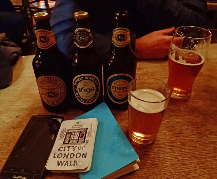 In addition to my bottle of Strong Pale Ale, I picked up two good beers to enjoy at home that weekend- a Double Stout and 1698