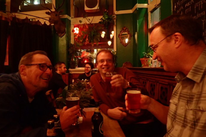 Final pints of the walk were enjoyed in the Betsey Trotwood