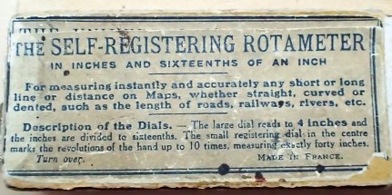 Box for 'Self-Registering Rotameter', giving detail on how to use
